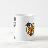 GekritzelGhoul des Zauberer-101 Kaffeetasse (Mittel)