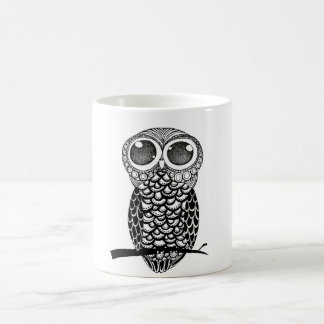 Gekritzelkunsteule Kaffeetasse