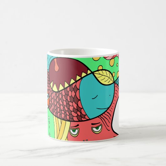 Gekritzelmonster Kaffeetasse (Mittel)