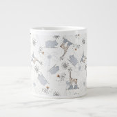Gekritzelmuster 2 Jumbo-Tasse (Vorderseite)