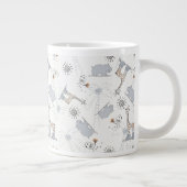 Gekritzelmuster 2 Jumbo-Tasse (Rechts)