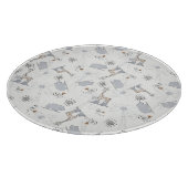 Gekritzelmuster 2 schneidebrett (Ecke)