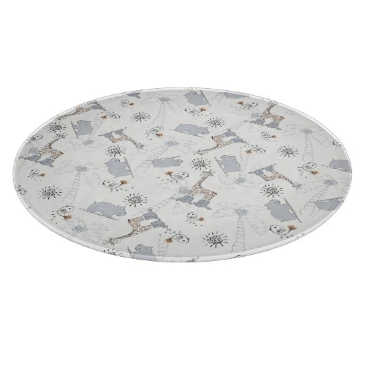 Gekritzelmuster 2 schneidebrett (Ecke)