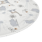 Gekritzelmuster 2 schneidebrett (Ecke)