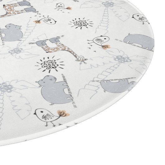 Gekritzelmuster 2 schneidebrett (Ecke)