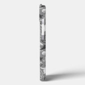 Gekritzelmusterillustration Case-Mate iPhone Hülle (Rückseite / Links)