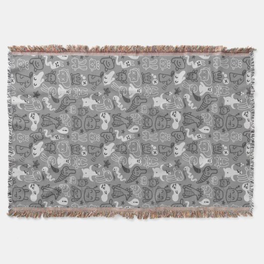 Gekritzelmusterillustration Decke (Vorderseite)