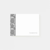 Gekritzelmusterillustration Post-it Klebezettel (Vorderseite)