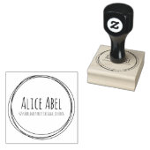 Gekritzelte Kreise Stempel (Stempel)