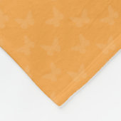 Gekritzelte Monarch-Fleece-Decke Fleecedecke (Ecke)
