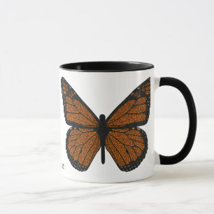 Gekritzelte Monarch-Tasse Tasse