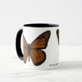Gekritzelte Monarch-Tasse Tasse (Vorderseite Links)