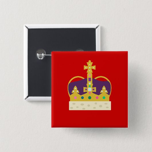 gekrönt! button (Vorne & Hinten)