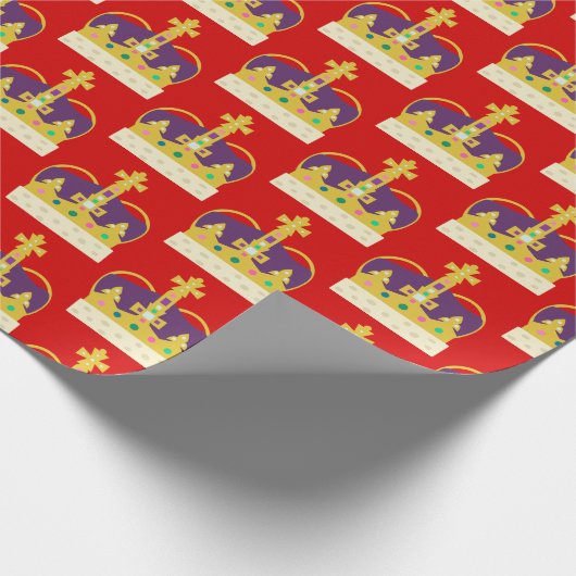 gekrönt! geschenkpapier (Ecke)