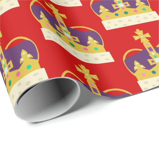 gekrönt! geschenkpapier (Rolleneckpunkt)