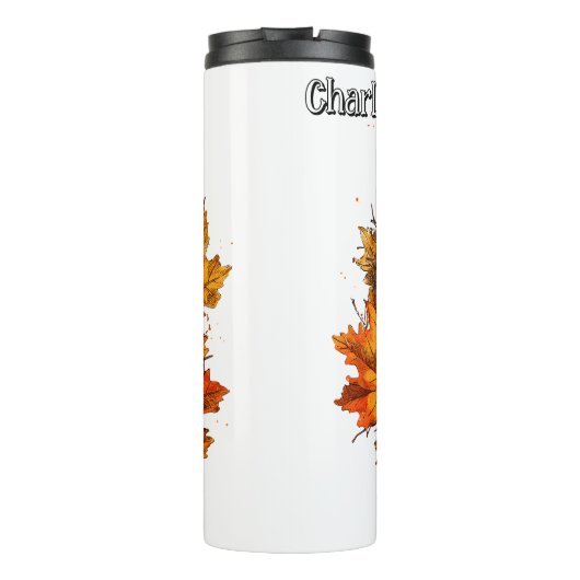 gekrönt mit seiner Herrlichkeit Thermosbecher (Rückseite)