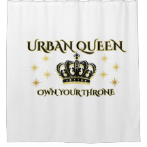 GEKRÖNTE DIVA, Urban Queen Polyester Weiß