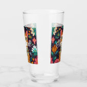 Gekrönte juwelenbesetzte Katze Glas (Links)