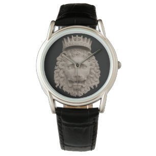 Gekrönte Löwe-Uhr Armbanduhr