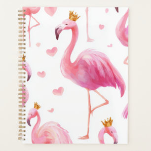 Gekrönter Flamingo – Luxe Insel-Vibes Planer