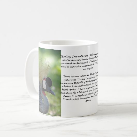 Gekrönter Kran… Kaffeetasse (Vorderseite Links)