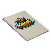 Gekrönter Street King Graffiti Notizblock (Rechte Seite)