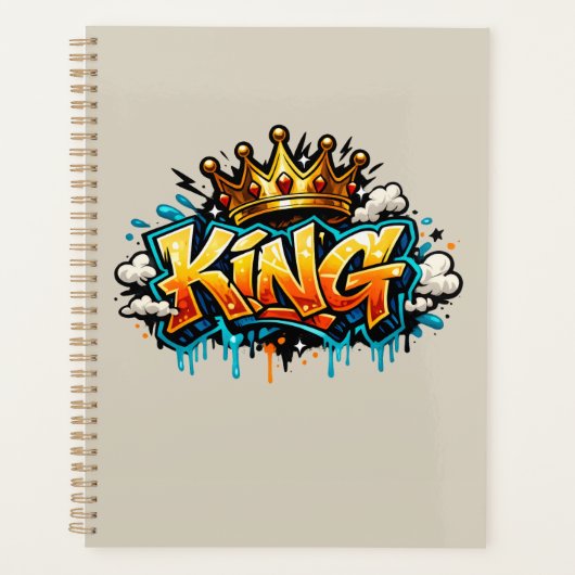 Gekrönter Street King Graffiti Planer (Vorderseite)