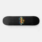Gekrönter Street King Graffiti Skateboard (Horizontal)