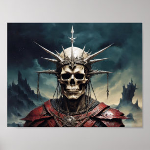 Gekrönter Totenkopfgeist Poster
