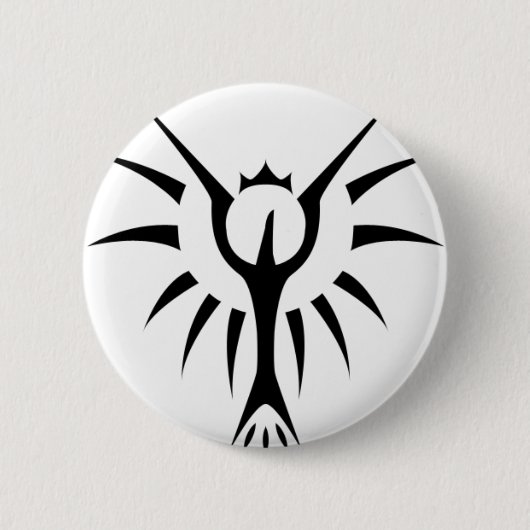Gekröntes Phoenix Button (Vorderseite)