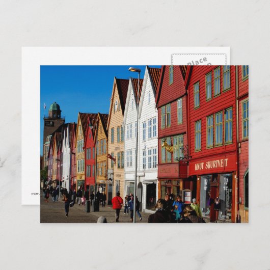 Gekrümmte hölzerne Schatz-Postkarte Postkarte (Vorne/Hinten)