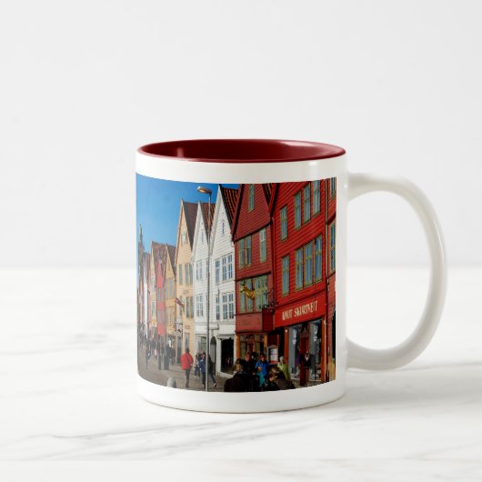 Gekrümmte hölzerne Schatz-Tasse Zweifarbige Tasse (Rechts)