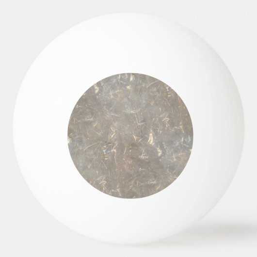 gekrümmte klare Zellophangraphik Tischtennisball (Vorderseite)