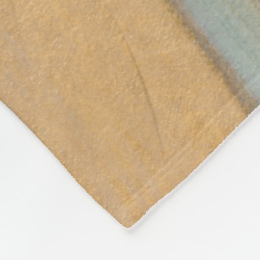 Gekrümmte Linien u. gedämpfte Erdtöne Fleecedecke (Ecke)