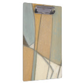 Gekrümmte Linien u. gedämpfte Erdtöne Klemmbrett (Rechts)