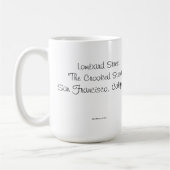 Gekrümmte Straße Kaffeetasse (Links)