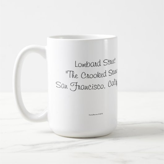 Gekrümmte Straße Kaffeetasse (Links)