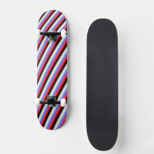 Gekrümmte Streifen Skateboard (Vorderseite)