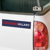 Gekrümmter Hillary-Autoaufkleber (blau) Autoaufkleber (Auf Lkw)