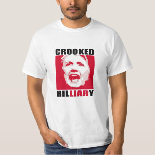 GEKRÜMMTES HILLIARY - - Anti-Hillary - T-Shirt