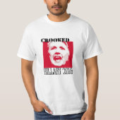 GEKRÜMMTES HILLIARY - - - Anti-Hillary - T-Shirt (Vorderseite)
