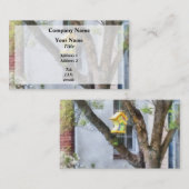 Gekrümmtes Vogel-Haus Visitenkarte (Vorne/Hinten)