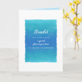 Gekümmert Begleiter-Beileid-Nachricht für Familien Karte (Gelbe Blume)