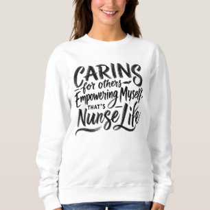 Gekümmert für andere, die mich selbst ermächtigen sweatshirt