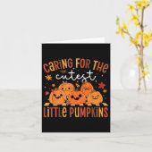 Gekümmert für die Niedliche Kleine Pumpkin Nicu Nu Karte (Gelbe Blume)