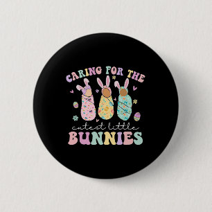 Gekümmert für die Niedlichen kleinen Bunnies Nicu  Button