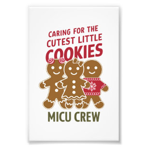 Gekümmert für die Niedlichen kleinen Kekse Nicu Nu Fotodruck