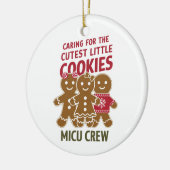 Gekümmert für die Niedlichen kleinen Kekse Nicu Nu Keramik Ornament (Links)