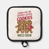 Gekümmert für die Niedlichen kleinen Kekse Nicu Nu Topflappen (Vorderseite)