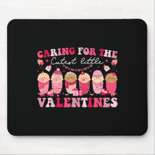 Gekümmert für die Niedlichen Valentinen Landd Nicu Mousepad